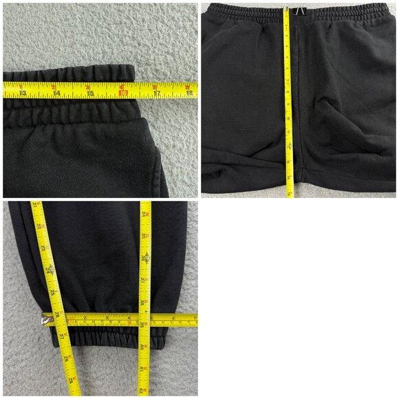 McQ Alexander McQueen Sweatpants Men Large Pant Black Joggers Fleece Heavyweight - Picture 10 of 10